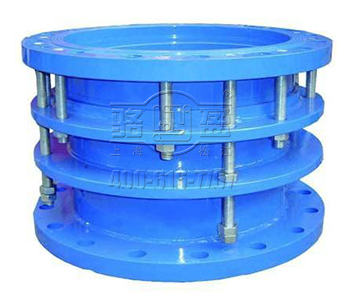 雙法蘭限位伸縮接頭的各個部件